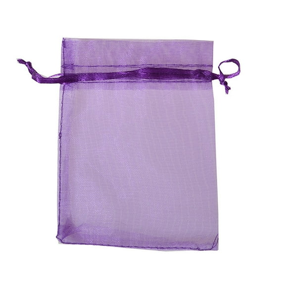GGdda under 5 dollars Gift Bags Tote Bag 100Pcs Organza Bags Organza Gift Pouches Storage Bag for Jewelry Gifts Wedding Candy 3.5X2.5In Purple Purple Cloth under 5$
