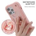 thumbnail image 2 of Kryonixc for iPhone 11 Pro Max Case with Stand, Rainbow Colors Double Kickstand Cover with MagSafe Silicone PC Shockproof Case for All Ages, Purple/Blue/Pink/Black/White, 2 of 6