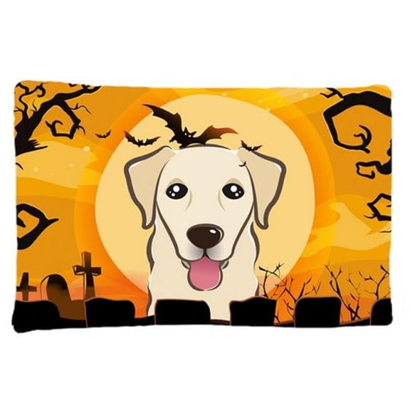 Halloween Golden Retriever Fabric Standard Pillowcase