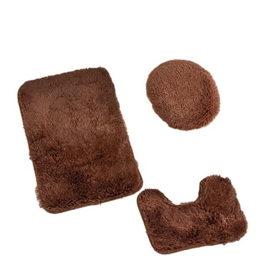 AUQ Soft Bathroom Rugs,Anti Fading Washable Rugs,Non-Slip Rugs for Bathrooms