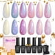 thumbnail image 1 of Esmalte de uñas en gel Beetles Pearl, 6 colores brillantes, 7,5 ml, diseño de sirena, 1 of 8