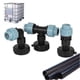 thumbnail image 3 of IBC Tank Water Pipe Connector Garden Lawn Hose Adapter Home Tap Fitting Tool QinHai, 3 of 5