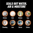 thumbnail image 3 of 100% Silicone Sealant All Purpose, 10 Ounce Cartridge, White (Pack of 2), 3 of 9