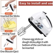 DEISNGB Hand Mixer, 7 Speed Electric handheld Mixer, Immersion Hand Blender for Baking Cake Egg Cream Food Beater