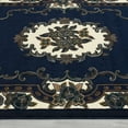 thumbnail image 3 of Allstar 5x7 Traditional Area Rug in Blue with Ivory French Aubusson design (5' 2" x 7' 1"), 3 of 7