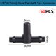 thumbnail image 1 of 50PCS 1/4'' 4 Ways Cross Connecter for 4/7mm Micro Tubing Hose Barbed Adapter Drip Irrigation Joint Connectors Professional Tool He Qiyong unisex, 1 of 2
