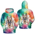 thumbnail image 3 of Funny Watercolor Adorable Belgian Malinois Peeking Through Torn Paper Effect All Over Print 3D Hoodie Unisex Merch Hoodies Sheepdog Dog Lover Gifts - 00026, 3 of 6