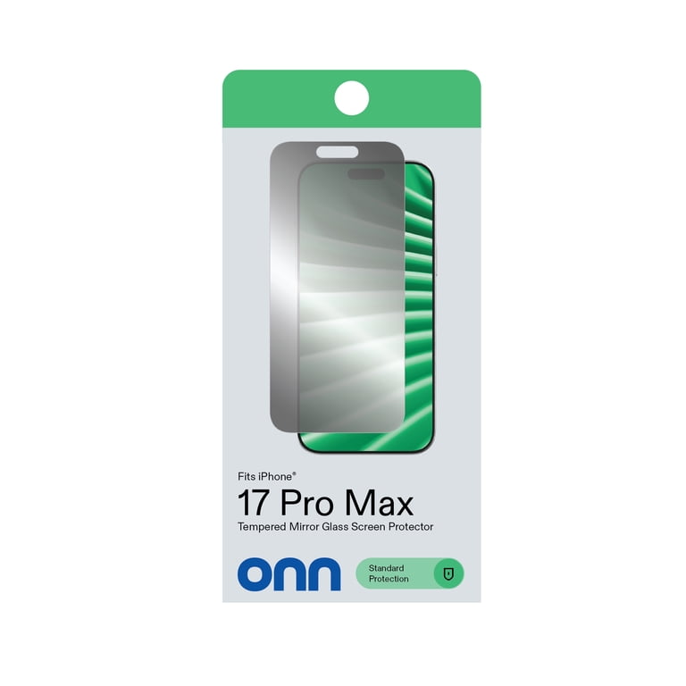 onn iPhone 17 Pro Max Mirror Glass Screen Protector photo 7