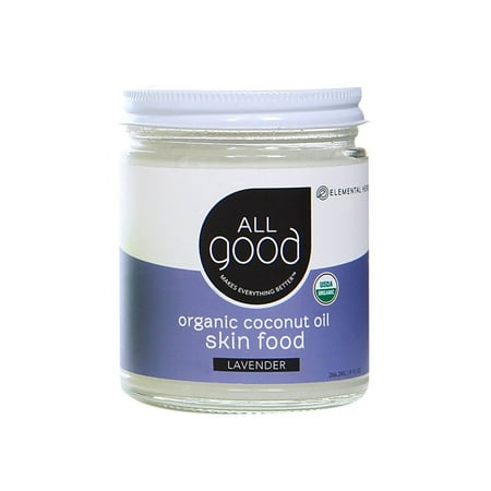 All Good Coconut Oil Skin Food, Lavender, 7.5 Oz (Best Lavender Body Oil)