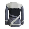 thumbnail image 5 of IROINNID Deals Womens Plus Size Tops Lounge Round-Neck Stitching Contrast Color Long Sleeve T-shirt Blouse,Gray, 5 of 5