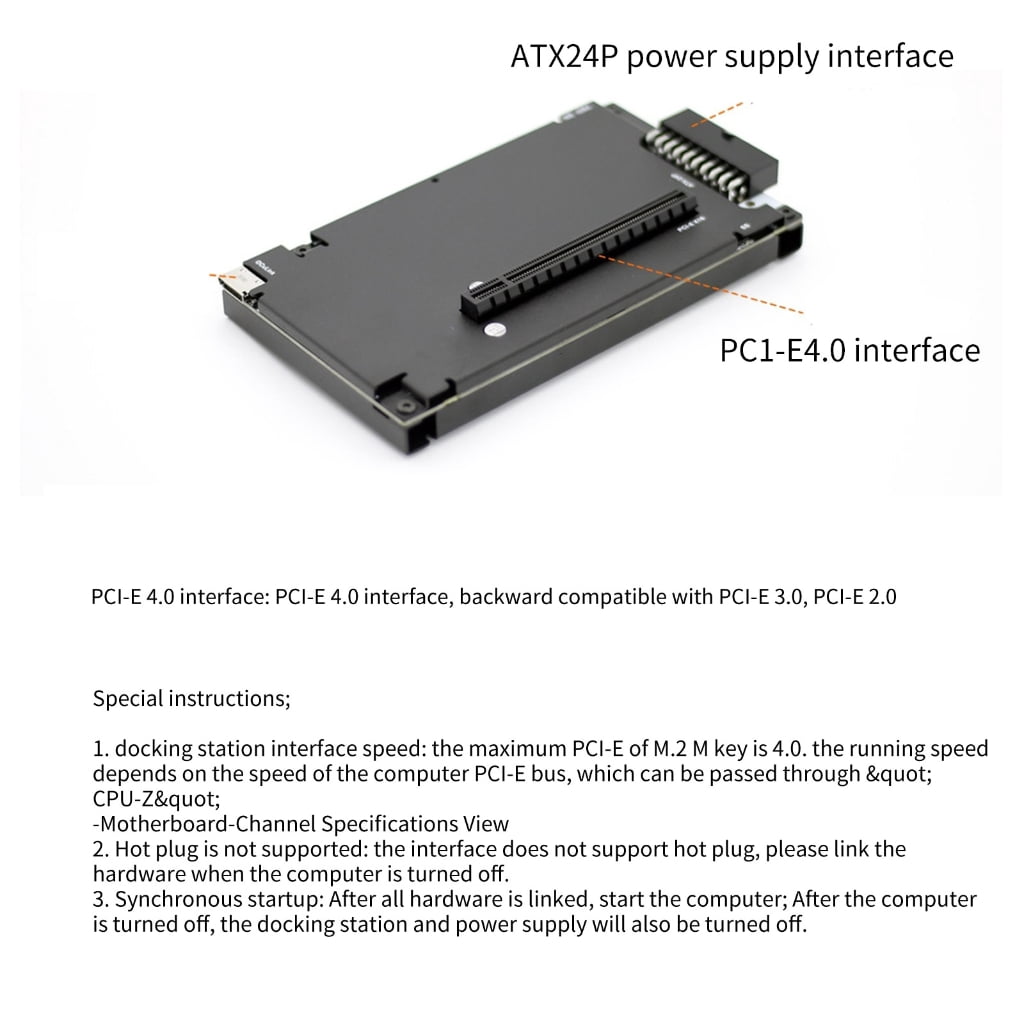 TINYSOME OCuP4 OCuP4v2 PCIE4.0 External Docking Station for OCuLink Graphics Cards