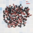thumbnail image 1 of CNKOO 200 Pcs Fourmis Réalistes en Plastique Farces et Attrapes Décoration, 1 of 5