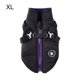 thumbnail image 4 of sweethay Chaqueta con arnés para mascotas de invierno, abrigo impermeable a prueba de viento, chaleco, ropa ligera para correr, ropa de Ropa para mascotas Negro SG, 4 of 6