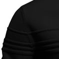 thumbnail image 6 of DPTALR George Men's Knitted Sweaters - Cotton Soft Crewneck, Fall & Winter #Black Big and Tall L, 6 of 6