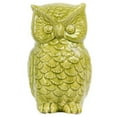 thumbnail image 2 of Urban Trends Collection Turquoise Gloss Ceramic Owl Figurine, 2 of 2