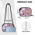 thumbnail image 4 of FORMRS Mini Crossbody Bag for Women Adjustable Shoulder Rope Travel Casual Phone Purse, Purple Cute Halloween, 4 of 7