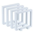 thumbnail image 1 of Uxcell 4 Pcs 3D Estuche de Exhibición Flotante, Soporte de Exhibición de Marco Flotante de 5.5 x 5.5 x 0.8 Pulgadas, Caja de Almacenamiento de Joyas Transparente PE, Blanca, 1 of 6