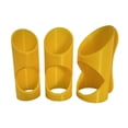 thumbnail image 1 of 3x herramienta cortadora de tubos de espuma, guía de corte de aislamiento de tuberías, accesorios profesionales versátiles y eficientes para el hogar Amarillo, 1 of 8