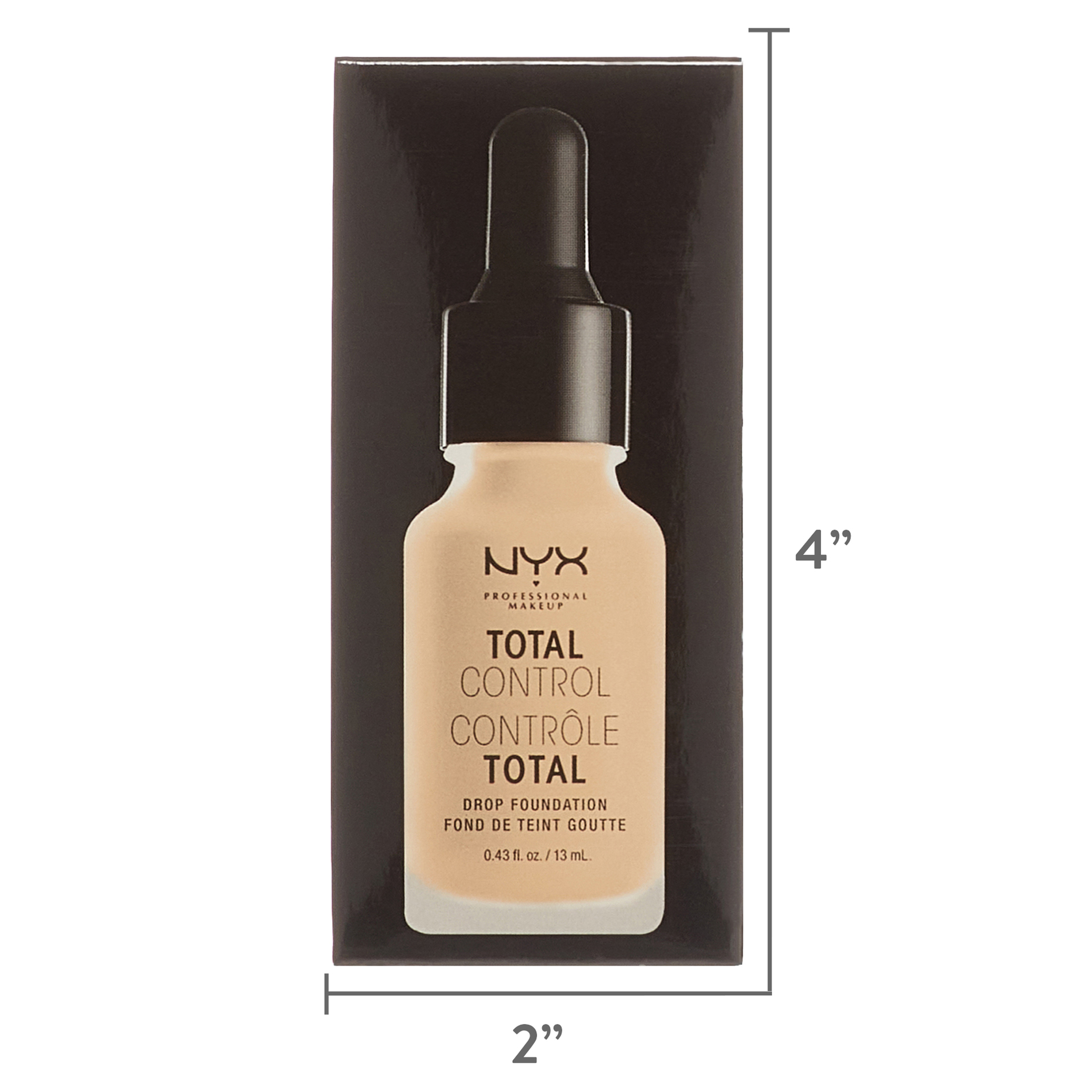 NYX Professional Makeup Total Control Drop Foundation, Vanilla - image 4 of 11