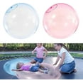 thumbnail image 1 of Juguete de bola de burbujas para niños, bola de burbujas de agua inflable gigante, bola de playa, bola de jardín para jugar al aire libre en interiores, bolas de gelatina de goma suave, 1 of 5