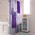 thumbnail image 4 of FNNMNNR Fabric Shower Curtain for Bathroom  Abstract Geometric Lavender  Custom Shower Curtain Set with Hooks  Luxury Bathroom Curtains  Purple Grey Waterproof Polyester Bathroom Accessor, 4 of 6