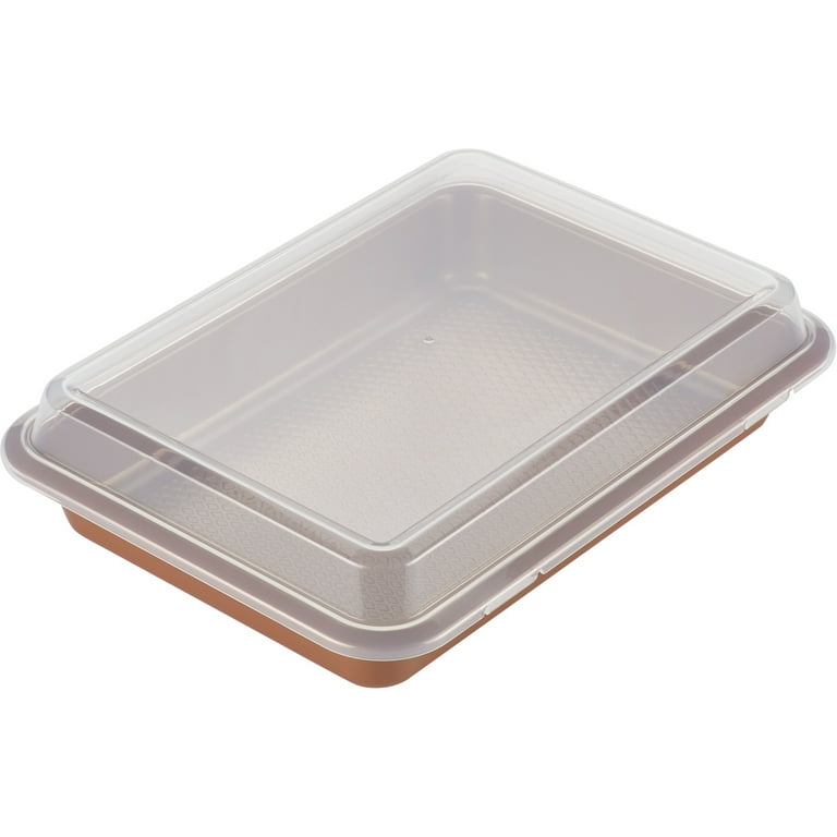 9 in. x 13 in. Copper Bakeware Covered Cake Pan 9 in. x 13 in. Copper Bakeware Covered Cake Pan