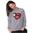 thumbnail image 3 of Betty Boop Sass Queen Cartoon Women Plus Size Sweatshirt Brisco Brands 3X, 3 of 6