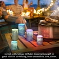 thumbnail image 4 of Yayeee Flameless Candles with Remote Flickering Battery Operated Multi Color Changing, Green Forest, 4 of 7