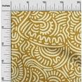 thumbnail image 2 of oneOone Velvet Dark Mustard Fabric Japanese Craft Projects Decor Fabric Printed By The Yard 58 Inch Wide, 2 of 4
