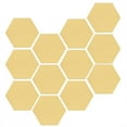 thumbnail image 2 of 12Pcs 10 cm DIY Wall Stickers 3D Mirror Removable Stickers Home Decor Art Golden, 2 of 9