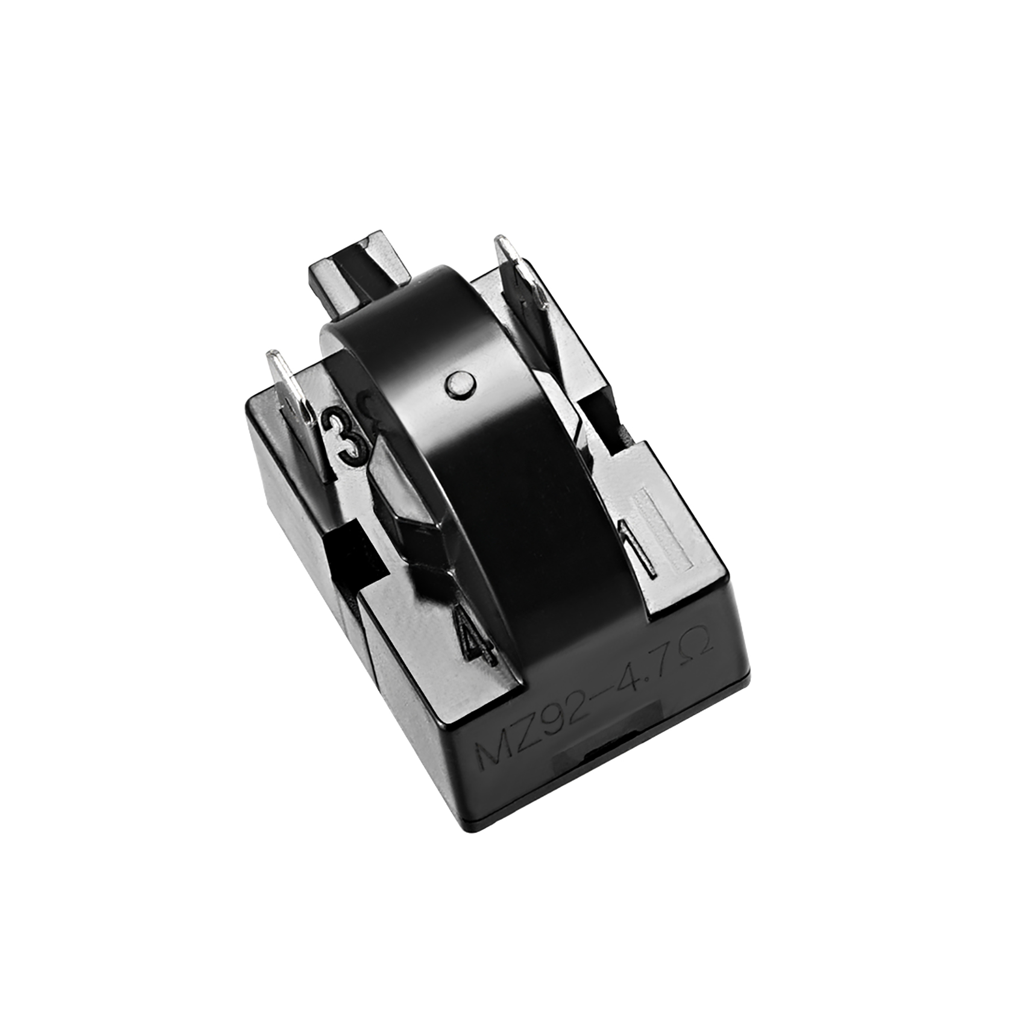 Uxcell 2Pcs 4.7 Ohm 2 Pin Refrigerator Start Relay Black