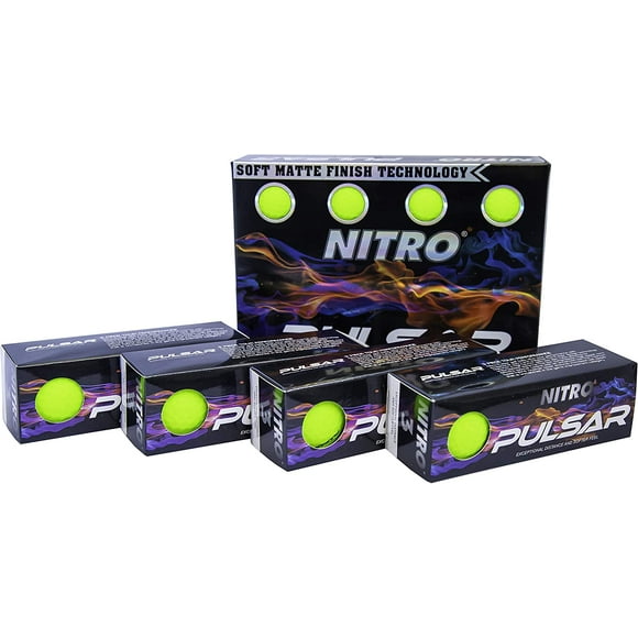 Nitro Balles de Golf Pulsar (Pack 12)