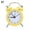 Yellow, variant on SharkTRUE Retro Loud Alarm Clock Double Bell Mechanical Key Wound Pointer Silent Alarm Night P8A4 Decor Light Clock Cl Clocks Bedside