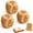 3pcs, variant on Wooden Reading Decision Dice, 6-Sided Wood Dice Prompt Meditation Reading Time Choice, Cool Desk Gadgets Book Lovers Gift