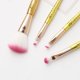 thumbnail image 5 of Juego de 4 brochas de maquillaje, brochas cosméticas para polvos, sombras de ojos, base, colorete, herramienta de maquillaje de belleza suave, 6 colores degradados, 5 of 6