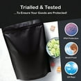 thumbnail image 4 of CCOCC 2026 New 50X Mylar Bags | 3.5G Herb Capacity | Smell Proof Baggies,9Cm X 13Cm | Airtight Zipper Lockable Bags with Metallic Foil Lining,Resealable&Reusable Bags(Matte Black), 4 of 5