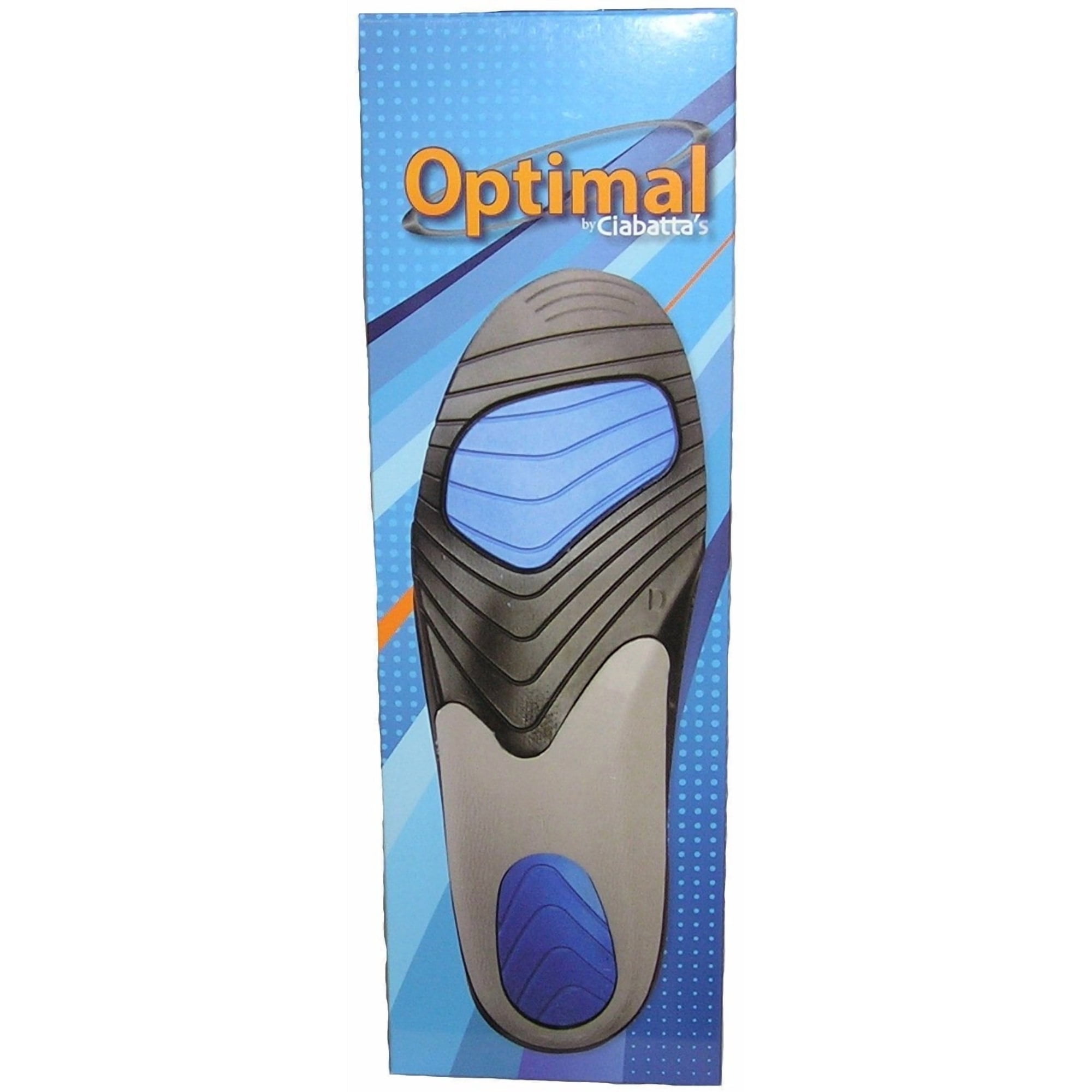 Optimal Full Orthotic Arch Support Motion Control Insole with Met Pad by Ciabatta's (Women's 9-10 / Men's 8-9)