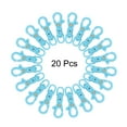thumbnail image 3 of Ganchos de Langosta de Plástico Uxcell, Clips de Gatillo para Cordón, Azul Verde, 3 of 5