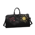thumbnail image 3 of Bolsa de viaje, bolsa deportiva, bolsa de gimnasio, bolsa para fitness, viajes de semana, gimnasio Negro, 3 of 8