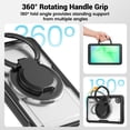 thumbnail image 5 of XYX Case for Samsung Galaxy Tab A11/ Tab A9 8.7 Inch 2025/2023 with Rotating Stand, Shoulder Strap, 2in1 Shockproof Cover, Transparent, 5 of 7