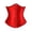 Red, variant on Stichou Womens Corset Underbust Lace up Boned Brocade Waist Training Plus Size White 5XL