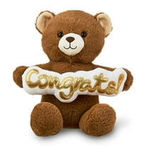 Congrats Gift Card Holder Bear Plush, Tan, 10.5", by Way To Celebrate