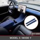 thumbnail image 2 of 2 piezas cubierta interior de gamuza Yashi para Tesla Model 3/Y azul, 2 of 5