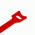 thumbnail image 2 of NavePoint 10 Inch Hook and Loop Reusable Strap Cable Cord Wire Ties 100 Pack Red, 2 of 5