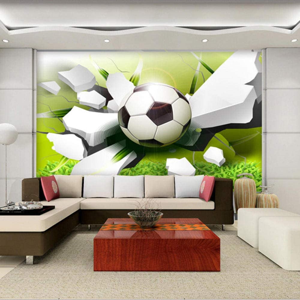 Wallpaper Mural 3D Green football Art Photo Print Mural Poster Picture  Design for Modern TV Background Wall Bedroom Children's Room Decoration   x  inch | Walmart Canada
