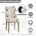 thumbnail image 6 of Xoenoiee Abstract Boho Geometric Art Print Waterproof Dining Room Chair Cover, Stretch Jacquard Parson Chair Slipcover Removable Washable Chair Protector for Home, Restaurant, Banquet, 1 Set, 6 of 7