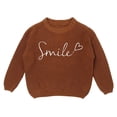thumbnail image 4 of HXWCHs Toddler Girl Glitter Sweater Fleece Lined Warm Holiday Top 3-4 Years Brown, 4 of 4