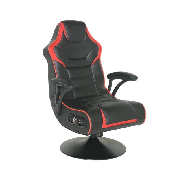 Rocker Torque 2.1 Wireless Pedestal Gaming Chair, Black/Red -