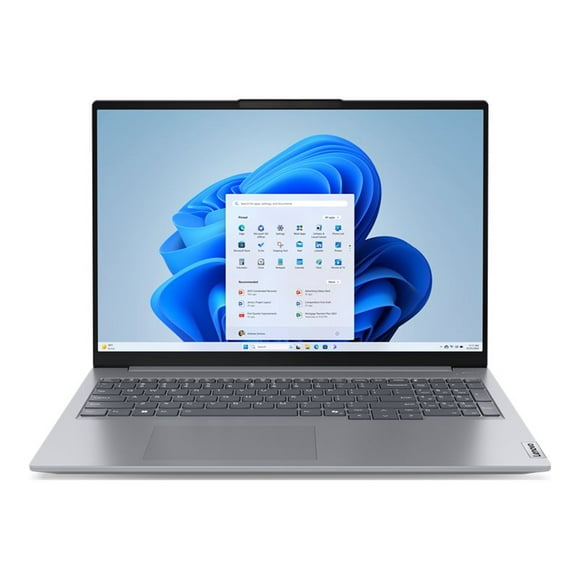 Lenovo ThinkBook 16 G7 IML 21MS - 180-degree hinge design - Intel Core Ultra 7 - 155U / up to 4.8 GHz - Win 11 Pro - Intel Graphics - 16 GB RAM - 512 GB SSD NVMe - 16" IPS touchscreen 1920 x 1200 - Gigabit Ethernet - Wi-Fi 6 - dual tone arctic gray - kbd: US English