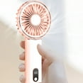 thumbnail image 1 of Portable Handheld Fan,Rechargeable 2000mAh,4 Speed Adjustable,USB Power Bank,Foldable Design,LED Display,for Travel Office,Compact and Lightweight Holiday Gifts, 1 of 8